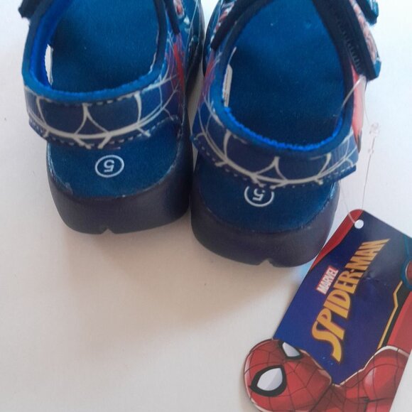 Boys Spiderman Sandals Size 5 - Picture 3 of 6